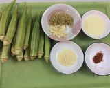 Hình bước làm 1 của món Đậu bắp hấp sốt hành 