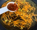 A picture of step 5 of Hot and Sour Soup.
