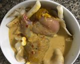 รูปขั้นตอนการทำที่ 2 ของ ห่อหมกอกไก่ใส่เห็ดฟาง