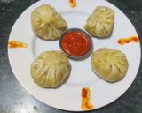 A picture of step 4 of Soya Momos.