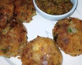 A picture of step 11 of Roasted Masala Cutlets.