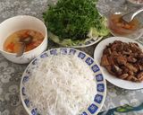 Hình bước làm 15 của món Bún thịt nướng 