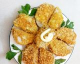 Hình bước làm 11 của món Bánh khoai môn chiên xù