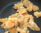 A picture of step 4 of Aloo ka halwa.