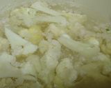 Hình bước làm 1 của món Canh cải ngọt bông cải nấu tôm thịt