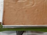 Swissroll Brownies with filling mocca butter icecream