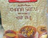 A picture of step 1 of Sattu chilla.