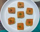 A picture of step 11 of Sev puri Sandwich.