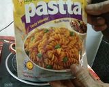 A picture of step 1 of Instant Spicy Pasta.