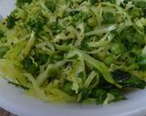 A picture of step 4 of Green Peas-Cabbage Sabzi.