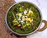 A picture of step 12 of Palak Paneer.