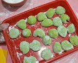 Foto langkah ke 5 dari resep Mochi Original isi coklat & kacang.
