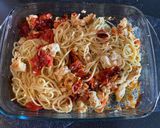 Une image de l'étape 5 de Spaghettis feta et tomates cerises.