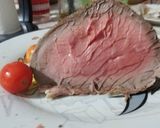 Foto del passaggio 1 della ricetta Insalata insolita con pesche noci, maracuja, mango, cetrioli e roast beef
