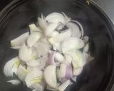 A picture of step 1 of Onion pakoda.