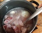 Foto del paso 1 de la receta: Mole rojo con espinazo y chochoyotes