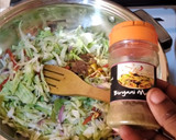 A picture of step 4 of Springrolls.