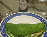 Foto del paso 3 de la receta: Crepe de espinacas estilo "kebab"