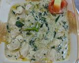 A picture of step 5 of Yogurt and mint chicken.