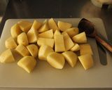 Foto del paso 6 de la receta: Pure, montado...con riñón a la mía