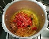 A picture of step 8 of Waghareli khichdi.