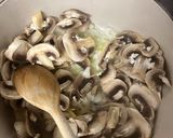 A picture of step 1 of Chicken Blanquette.