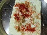 Healthy Grilled Paneer With Beetroot Raita