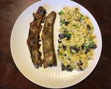 A picture of step 4 of California Farm Tofu Bacon and Tofu Scrambled Eggs.