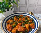 Foto langkah ke 4 dari resep Ayam Pop dan Kacang Panjang Balado #635.