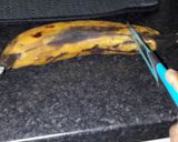 A picture of step 1 of Plantain and baked beans.