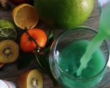 Une image de l'étape 9 de Jus agrumes 🍊🍋🥝spiruline🥬.