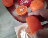 A picture of step 1 of Fresh Orange Sherbet Syrup.