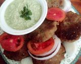 A picture of step 5 of Kachy qeemy ke kabab.
