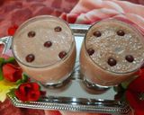 A picture of step 2 of Chicko banana chocolate shake.