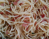 Foto langkah ke 5 dari resep Spaghetti Aglio Olio Smoked Beef.