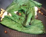 A picture of step 4 of Stir Fried Chicken and Leafy Greens.