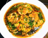 Hình bước làm 2 của món Trứng chiên nước tương
