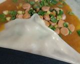 Foto langkah ke 4 dari resep Martabak Telur Sosis.