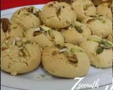 A picture of step 3 of Baked Besan Naan Khatai.