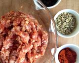 A picture of step 4 of Simple Fennel Sausage.