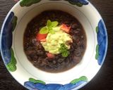 A picture of step 10 of Black Bean Soup with Creamy Avocado.