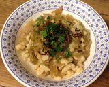 A picture of step 8 of Sauerkraut Spätzle.