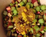 A picture of step 2 of Rhubarb Compote.
