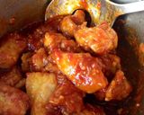 A picture of step 7 of Korean Yang-nyeom Chicken.