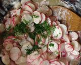 A picture of step 2 of Creamy Radish Salad.