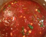 A picture of step 5 of Homemade Vegetarian Chickpea and Kidney Bean Chili.