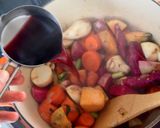 A picture of step 4 of Root Vegetable Stew with Red Wine (Vegan).