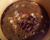 A picture of step 5 of Black Bean Soup with Creamy Avocado.