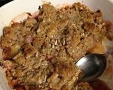 A picture of step 7 of Rhubarb Crumble.