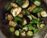 A picture of step 4 of Eggplant and Summer Veggie Sweet and Sour Stir-fry.